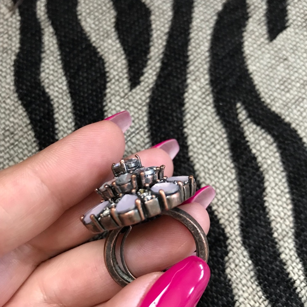 Juice Couture Pastel Pink Ring - size 7